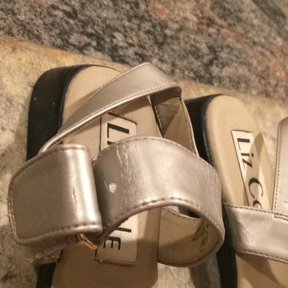 Liz cole silver/pewter Sandle’s - Picture 4 of 5